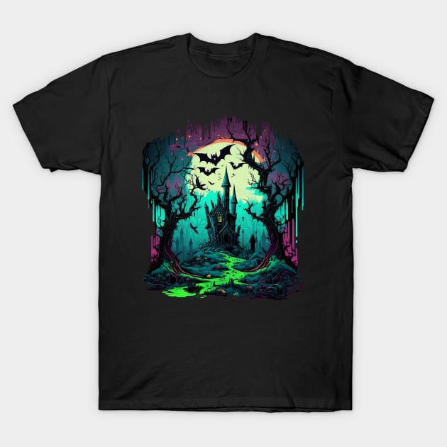 Dark forest path 2 T-Shirt by ElectricMint